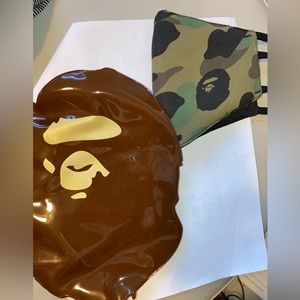Bape Face Mask Green Camo